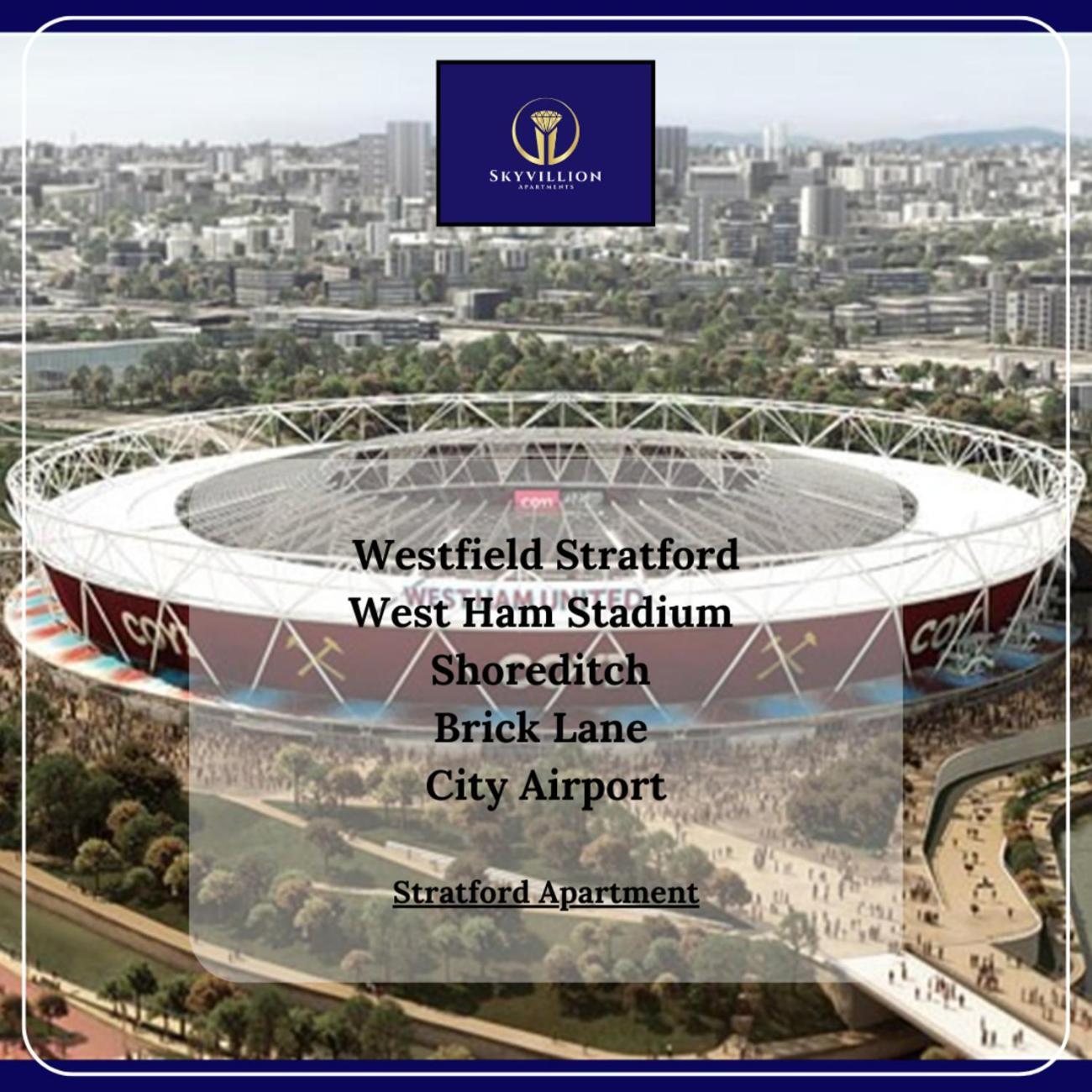 Skyvillion - Olympic View London Stratford Apartment エクステリア 写真